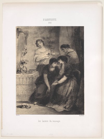 Dulluğun Gözyaşları, 1830-76., 1830-76. by Narcisse Virgile Diaz de la Peña