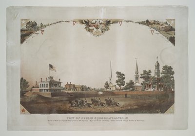 Halk meydanının görünümü, Atlanta, Ga. by Nathan B. Abbott