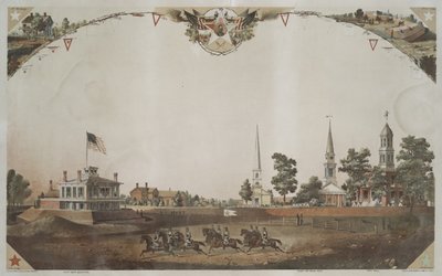 Halk meydanının görünümü, Atlanta, Georgia by Nathan B. Abbott