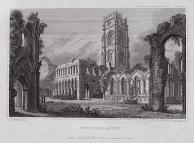 Çeşmeler Manastırı (gravür) by Nathaniel (after) Whittock
