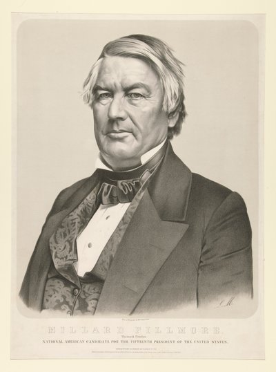 Millard Fillmore, On Üçüncü Başkan by Nathaniel Currier