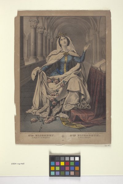 Elizabeth (mürekkep, kurşun kalem) by Nathaniel Currier