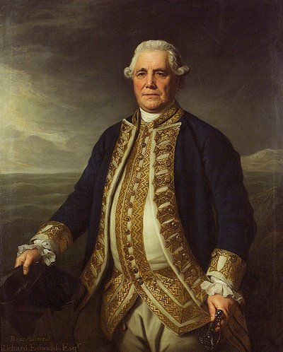 Amiral Richard Edwards (1715-1795) by Nathaniel Dance
