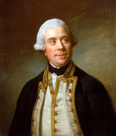 Kaptan Saygıdeğer Samuel Barrington (1729-1800), yaklaşık 1770 (tuval üzerine yağlıboya) by Nathaniel Dance