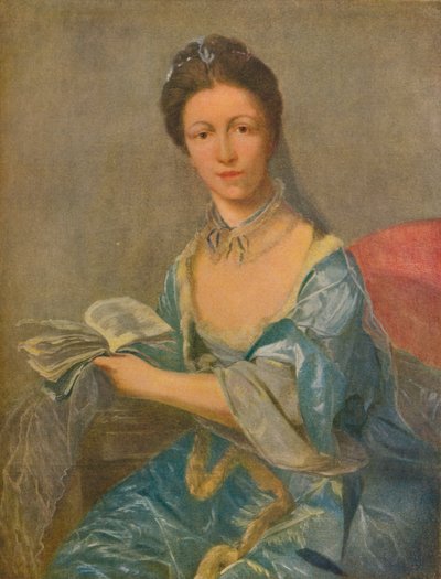 Fanny Burney Mme. DArblay, c1780, 1920. by Nathaniel Hone