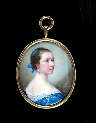 Lydia Garner, 1753 by Nathaniel Hone