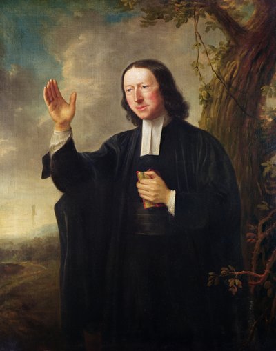 John Wesley'in portresi, c.1766 (tuval üzerine yağlı boya) by Nathaniel Hone