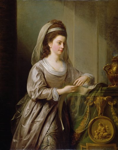 Hon. Bayan Nathaniel Curzon, 1778 by Nathaniel Hone