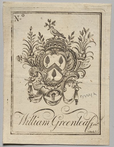 Kitapçık: William Greenleaf Jun.r yazılı Arması by Nathaniel Hurd