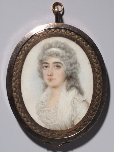 Kadın Portresi, c. 1795. by Nathaniel Plimer