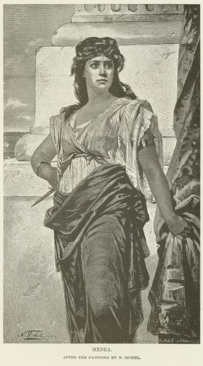 Medea (gravür) by Nathaniel Sichel