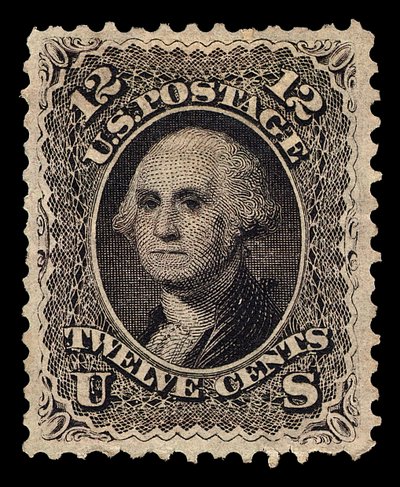 12c Washington bekar, 1861. by National Bank Note Company