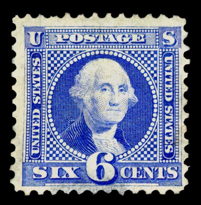 6c Washington, tekli, 1875