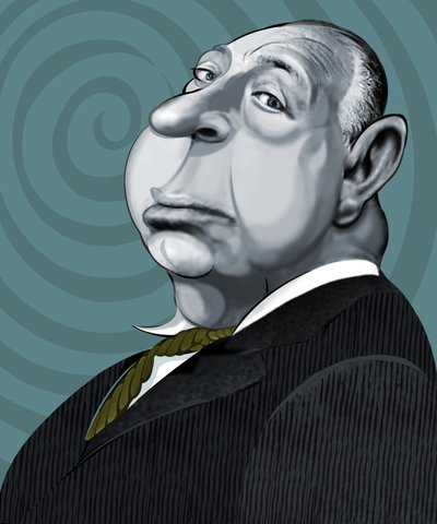 Alfred Hitchcock, 2022 (dijital) by Neale Osborne