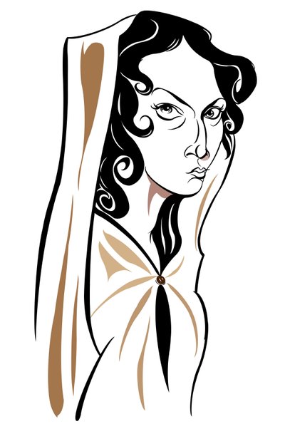 Anne Bronte, 2019 (dijital) by Neale Osborne