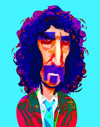 Frank Zappa, 2021 (dijital) by Neale Osborne