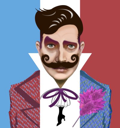 Georges Feydeau, 2021 (dijital) by Neale Osborne
