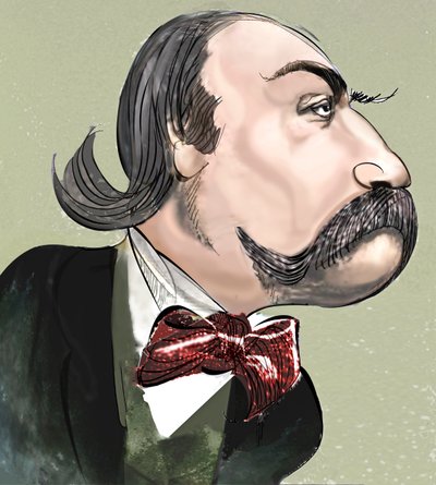 Gustave Flaubert, 2023 (dijital) by Neale Osborne