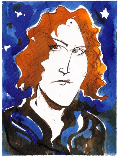 Helen Grime, 2025 (mürekkep) by Neale Osborne