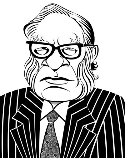 Isaac Asimov, 2019 (dijital) by Neale Osborne
