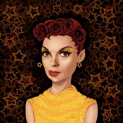Judy Garland, 2021 (dijital) by Neale Osborne