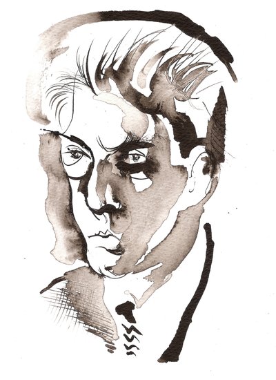 Luigi Dallapiccola, 2025 (mürekkep) by Neale Osborne