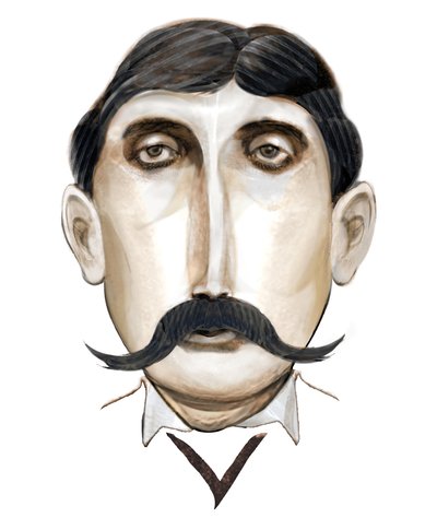 Marcel Proust, 2021 (dijital) by Neale Osborne