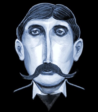 Marcel Proust, 2021 (dijital) by Neale Osborne