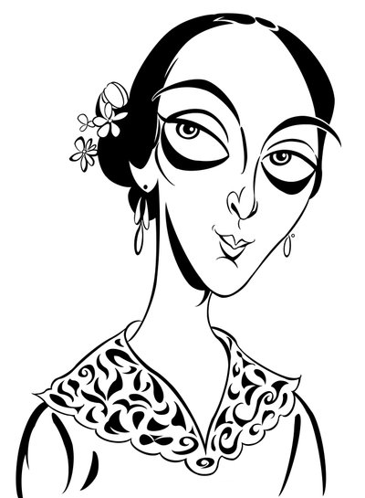 Pauline Viardot, 2019 (dijital) by Neale Osborne