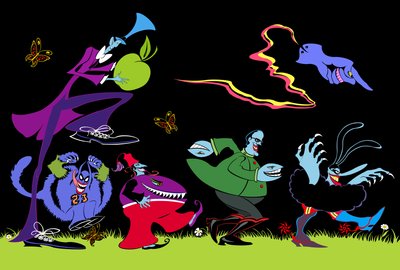 Mavi Meanies, 2023 (dijital) by Neale Osborne