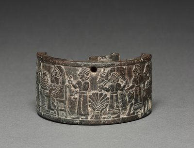 Ziyafet Pyxis, MÖ 800-750 (steatit) by Neo-Hittite
