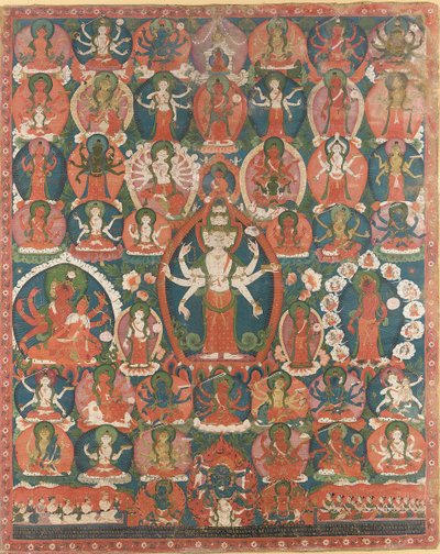 On bir başlı Avalokiteshvara