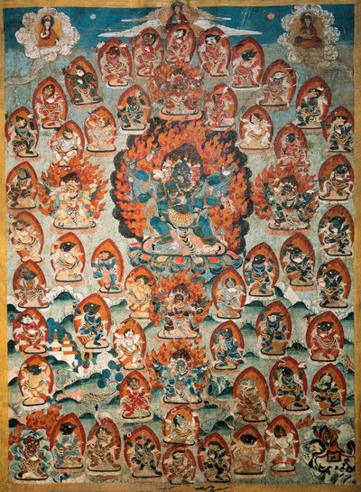 Cennetin görünümü, Bard'ın vizyonları, Nepal by Nepalese School