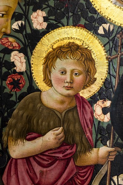 Meryem Ana, Aziz Yuhanna ve iki melek Mesih Çocuk