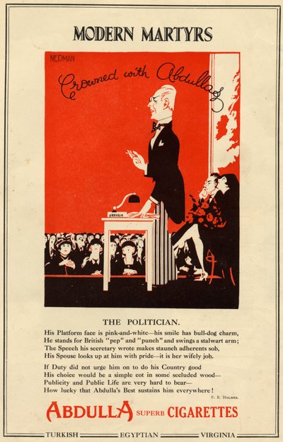 Abdullah Sigaralar, 1927 by Nerman