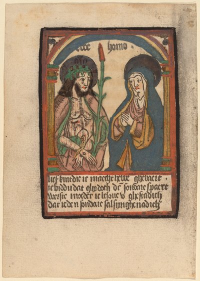 Acıların Adamı ve Annesi by Netherlandish 15th Century