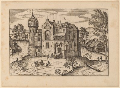 Nehir kenarındaki kale by Netherlandish 16th Century