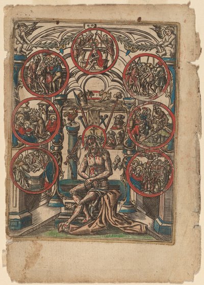 Hüzünlerin Adamı Olarak İsa by Netherlandish 16th Century