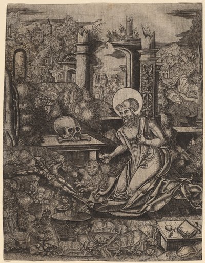 Aziz Jerome by Netherlandish 16th Century