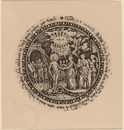 Peygamberler ve Azizler ile Muzaffer Mesih by Netherlandish 16th Century