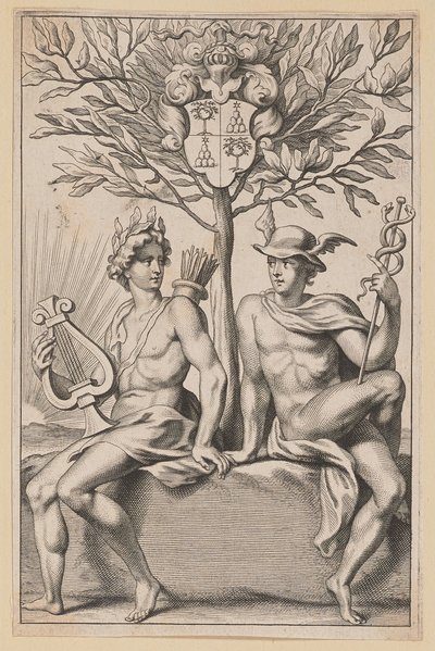 Philomathus Muse Juveniles için Başlık Sayfası by Netherlandish 17th Century after Sir Peter Paul Rubens