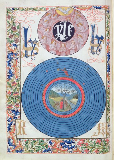 Ms 324 f.13 v. Holy Dove & Matter, Metamorphoses by Ovid, 1479 by Netherlandish School
