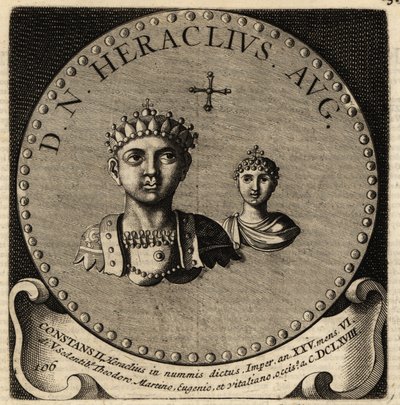 Bizans İmparatoru II. Konstans ve Fausta