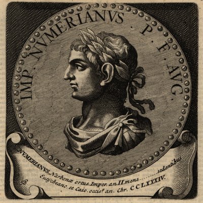 Roma İmparatoru Numerian'ın portresi. by Netherlandish School