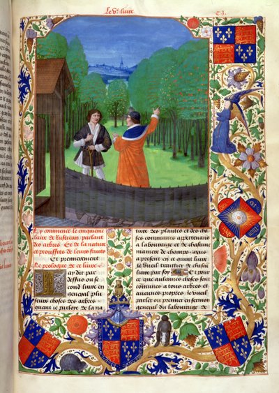 Roy 14 E VI f.110 Yazar, Edward IV, Bruges için yürütülen 