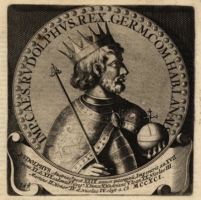 Rudolf I, Almanya Kralı. by Netherlandish School