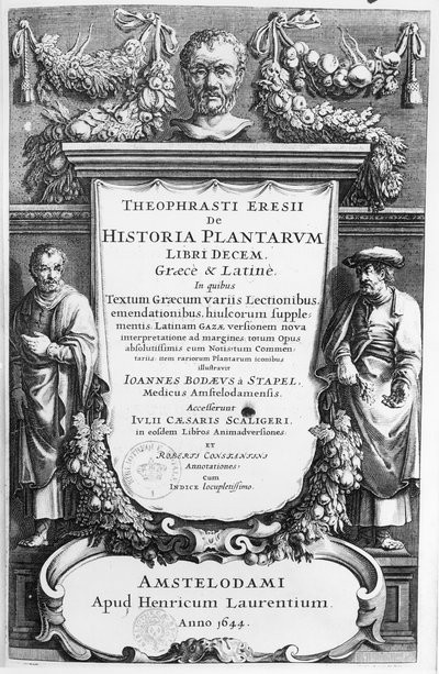 Theophrastus (c.372-c.287 BC) tarafından 1644