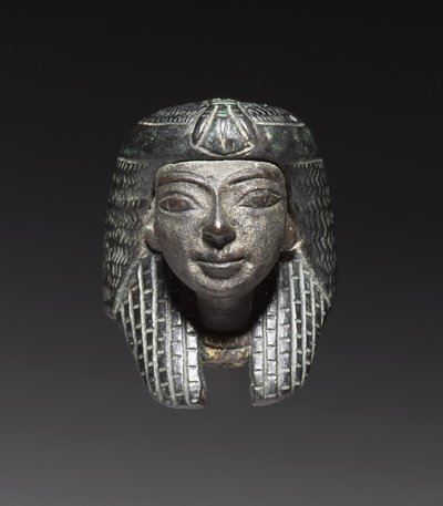 "Shawabty Bundle"dan Bronz Dağ: Baş, 18. Hanedan Sonları - 19. Hanedan, MÖ 1336-1256 dolayları by New Kingdom Egyptian