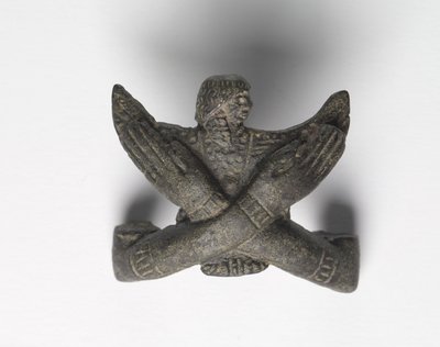 "Shawabty Bundle"dan bronz binek: Crossed Arms, 18. yüzyılın sonlarından 19. yüzyılın başlarına kadar, MÖ 1336-1256 dolayları by New Kingdom Egyptian