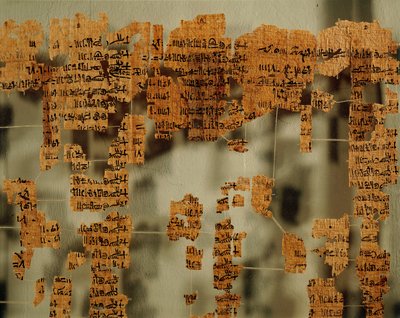 Kral Papirüsü veya Kraliyet Kanonu (papirüs) parçaları by New Kingdom Egyptian